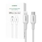 UGREEN USB Type C - Lightning PD 20W kábel 0.25m fehér (60746)