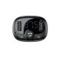 Baseus bluetooth 2xUSB microSD FM adó, autós töltő (CCMT000001)
