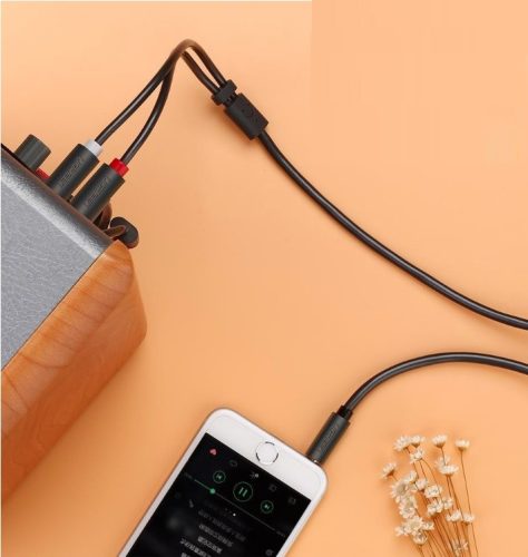 UGREEN jack 3.5 - 2db RCA sztereó audio kábel 1m (10749)