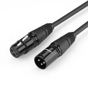   UGREEN XLR sztereó 3 pólusú hosszabbító kábel 1m (20708B)