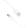 Vention USB - DC 3.5x1.35 kábel, 0.5m fehér (CEXWD)