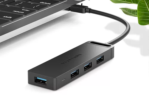 Vention 5in1 USB elosztó 4db USB 3.0 + 1db micro USB (TGKBB)