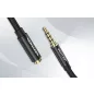   Vention Jack 3.5 mm 4 pin TRRS hosszabbító kábel 1.5m (BHCBG)