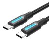 Vention USB C 3A QC 4.0 kábel 2m fekete (COSBH)