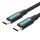 Vention USB C 3A QC 4.0 kábel 2m fekete (COSBH)