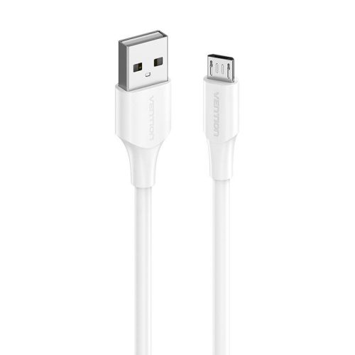 Vention USB 2.0 - micro USB kábel 2A 1.5m fehér (CTIWG)
