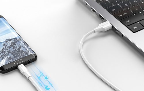 Vention USB 2.0 - micro USB kábel 2A 1.5m fehér (CTIWG)