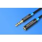 Vention jack 3.5 mm hosszabbító audio kábel 1m (VAB-B06-B100-M)