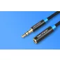   Vention jack 3.5 mm hosszabbító audio kábel 1.5m (VAB-B06-B150-M)