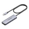 Lention 5 az 1-ben USB C elosztó (CB-TP-CE31- 0,6M-GR)