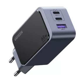   UGREEN Nexode S (Air) fali töltő, 65W, USB + 2x USB-C (35042)