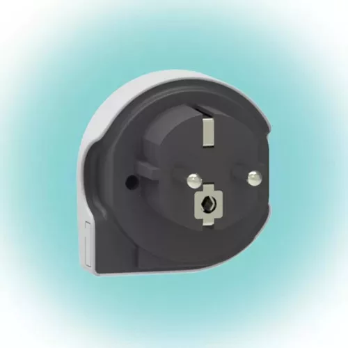 Q2 power World to Europe utazó adapter + USB 2.1A (1.100110)