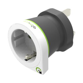 Q2 power Europe to UK utazó adapter (1.200100)