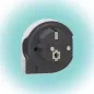 Q2 power Europe to UK utazó adapter (1.200100)
