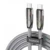 Toocki USB-C 5A 240W PD kábel digitális kijelzővel 2m (20100031)