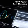 Toocki Melting USB A - USB-C 100W szilikon kábel kijelzővel 2m (10100191)