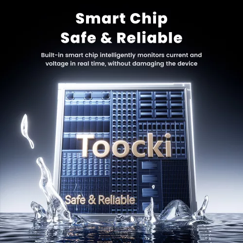 Toocki Melting USB A - USB-C 100W szilikon kábel kijelzővel 2m (10100191)
