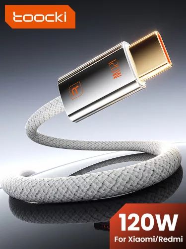 Toocki USB-A – USB-C Xiaomi gyorstöltő kábel 120W 1m (10100203)