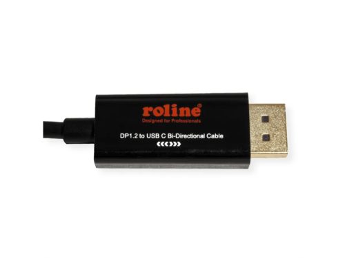 Roline USB C - Displayport 4K 60HZ kétirányú kábel 2m (11.04.5958)