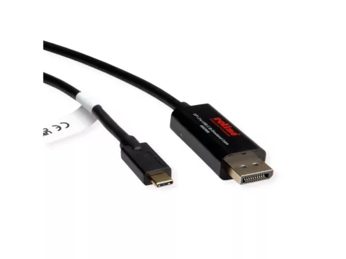 Roline USB C - Displayport 4K 60HZ kétirányú kábel 2m (11.04.5958)