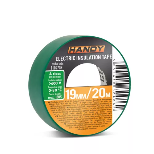 Handy szigetelőszalag 19mm/20m zöld (11097GR)