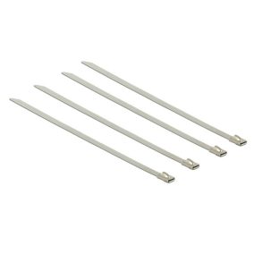   Delock rozsdamentes acél kábelkötegelők 15x4.6,  20db (18630)