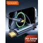   Toocki USB C 5A 240W PD kábel digitális kijelzővel 1m (20100030)