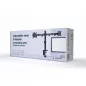   Gembird 2 karos asztali monitortartó 17 - 32" (MA-D2-01)
