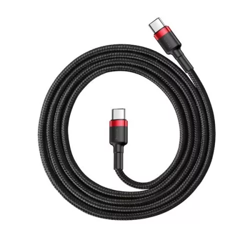Baseus USB C 3A QC 60W kábel 1m fekete (CATKLF-G91)