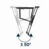 Gembird kétkarú fali TV tartó állvány 32 - 75” VESA 600x400 (WM-75ST-01)