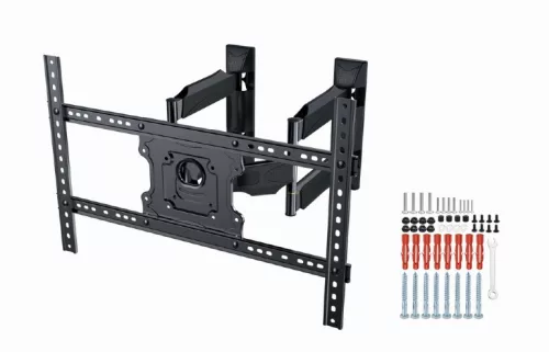 Gembird kétkarú fali TV tartó állvány 32 - 75” VESA 600x400 (WM-75ST-02)
