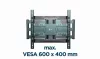 Gembird kétkarú fali TV tartó állvány 40 - 80” VESA 600x400 (WM-80ST-01)