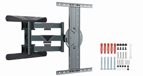 Gembird kétkarú forgatható fali TV tartó állvány 40 - 80” VESA 600x400 (WM-80STR-01)