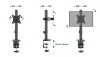 Gembird asztali monitortartó 17 - 32" (MA-D1-02)