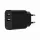 Gembird hálozati USB töltő 2 portos 2.4A, fekete (TA-UC-2A12-01-BK)