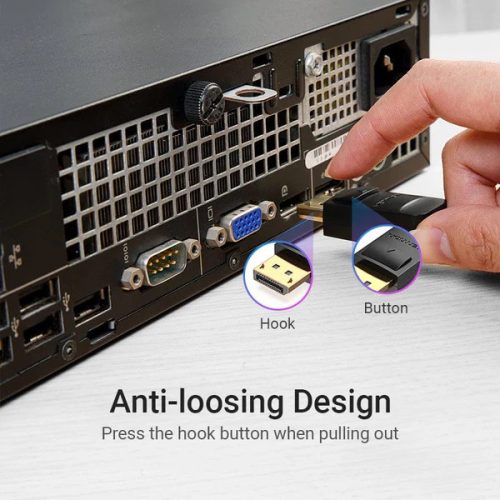 Vention Displayport 1.2 - mini DP 4K kábel 1.5m (HAABG)