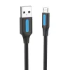 Vention USB 2.0 micro USB kábel 3A 0.25m (COLBC)