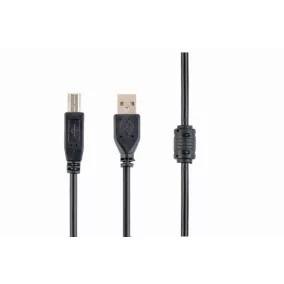   Gembird USB 2.0 AM-BM nyomtató kábel 1.8m ferrit szűrős (CCF-USB2-AMBM-6)