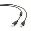 Gembird USB 2.0 AM-BM nyomtató kábel 1.8m ferrit szűrős (CCF-USB2-AMBM-6)
