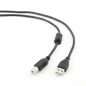   Gembird USB 2.0 AM-BM nyomtató kábel 1.8m ferrit szűrős (CCF-USB2-AMBM-6)