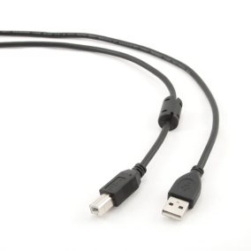   Gembird USB 2.0 AM-BM nyomtató kábel 3m ferrit szűrős (CCF-USB2-AMBM-10)