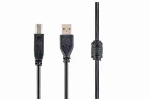 Gembird USB 2.0 AM-BM nyomtató kábel 3m ferrit szűrős (CCF-USB2-AMBM-10)