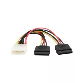 Gembird MOLEX tápkábel - 2x SATA kábel (CC-SATA-PSY-0.3M)