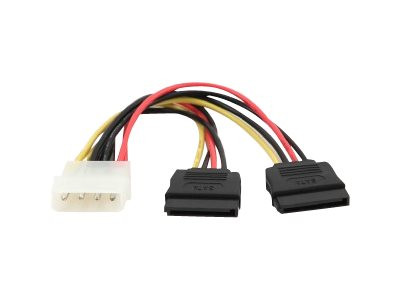 Gembird MOLEX tápkábel - 2x SATA kábel (CC-SATA-PSY-0.3M)