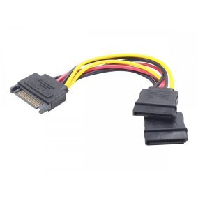   Gembird SATA táp anya - 2x táp apa splitter (CC-SATAM2F-01)