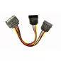   Gembird SATA táp anya - 2x táp apa splitter (CC-SATAM2F-01)