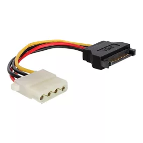   Gembird Molex apa - SATA 15 cm anya tápkábel (CC-SATA-PS-M)