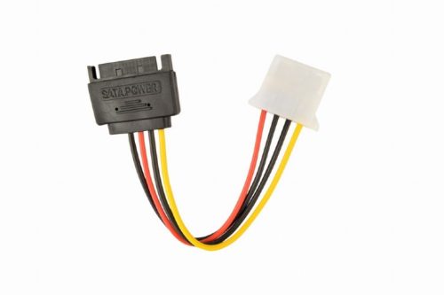 Gembird Molex apa - SATA 15 cm anya tápkábel (CC-SATA-PS-M)