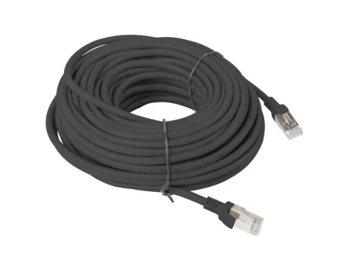 Lanberg UTP Cat6 ethernet kábel 10m fekete (PCU6-10CC-1000-BK)