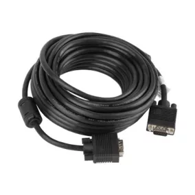 Lanberg VGA D-sub kábel M/M 10m (CA-VGAC-10CC-0100-BGembird VGA D-sub kábel M/M 10m (CC-PPVGA-10M-B)